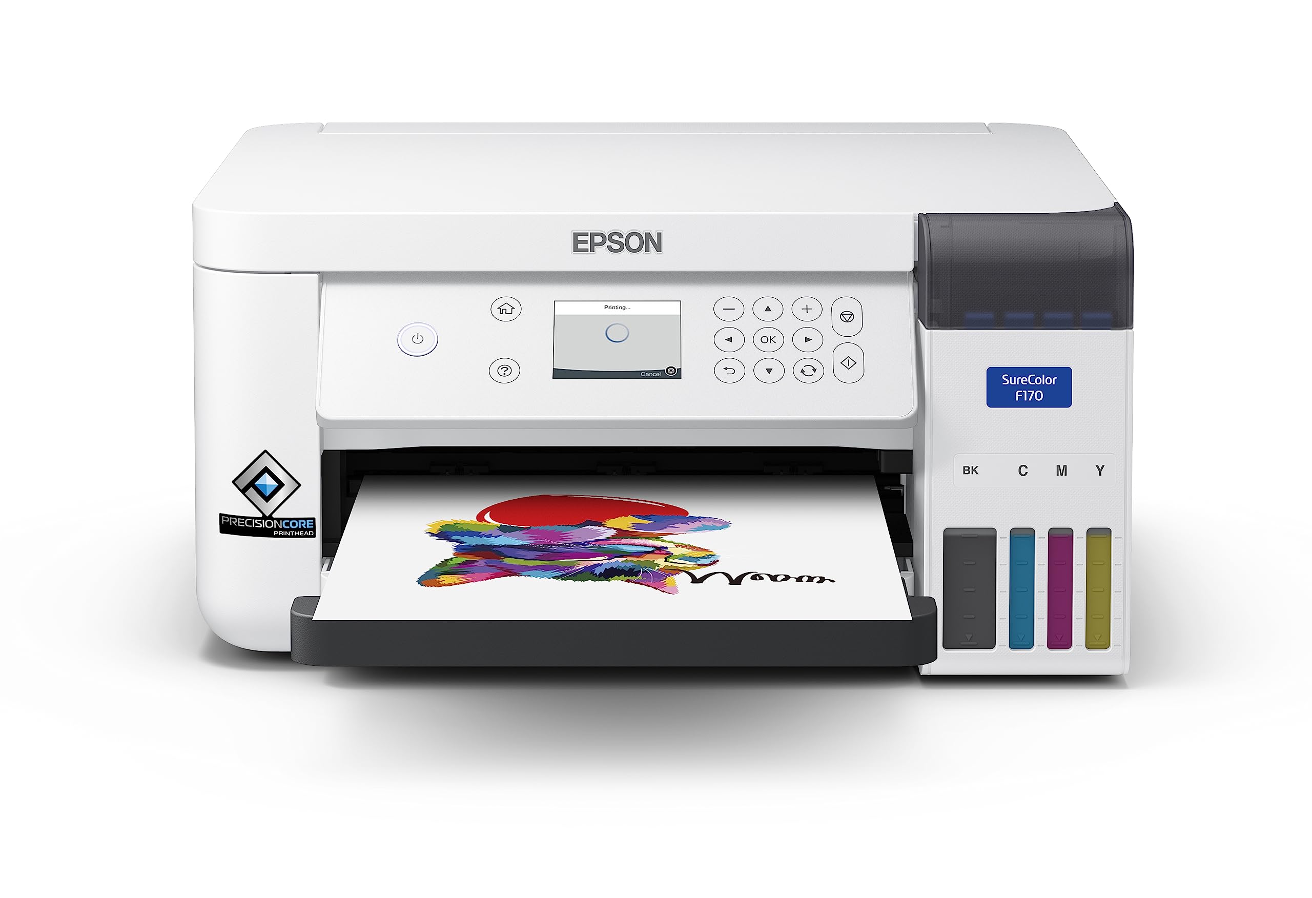 Epson Impressora Sublimática SureColor F170, Tanque de Tinta Colorida, USB, A4, Branca, C11CJ80202