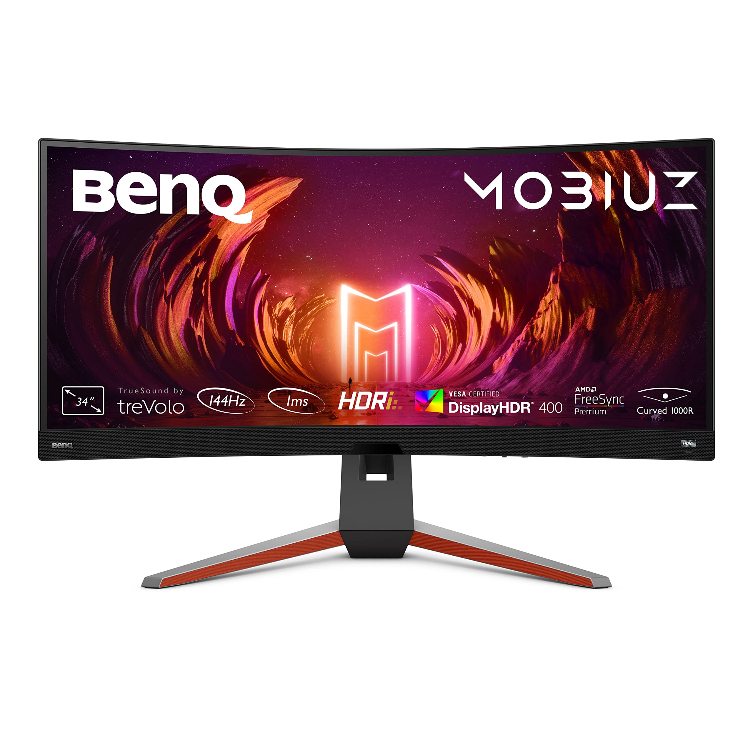 Monitor Gamer Curvo BenQ MOBIUZ EX3410R 34 Polegadas 144 Hz