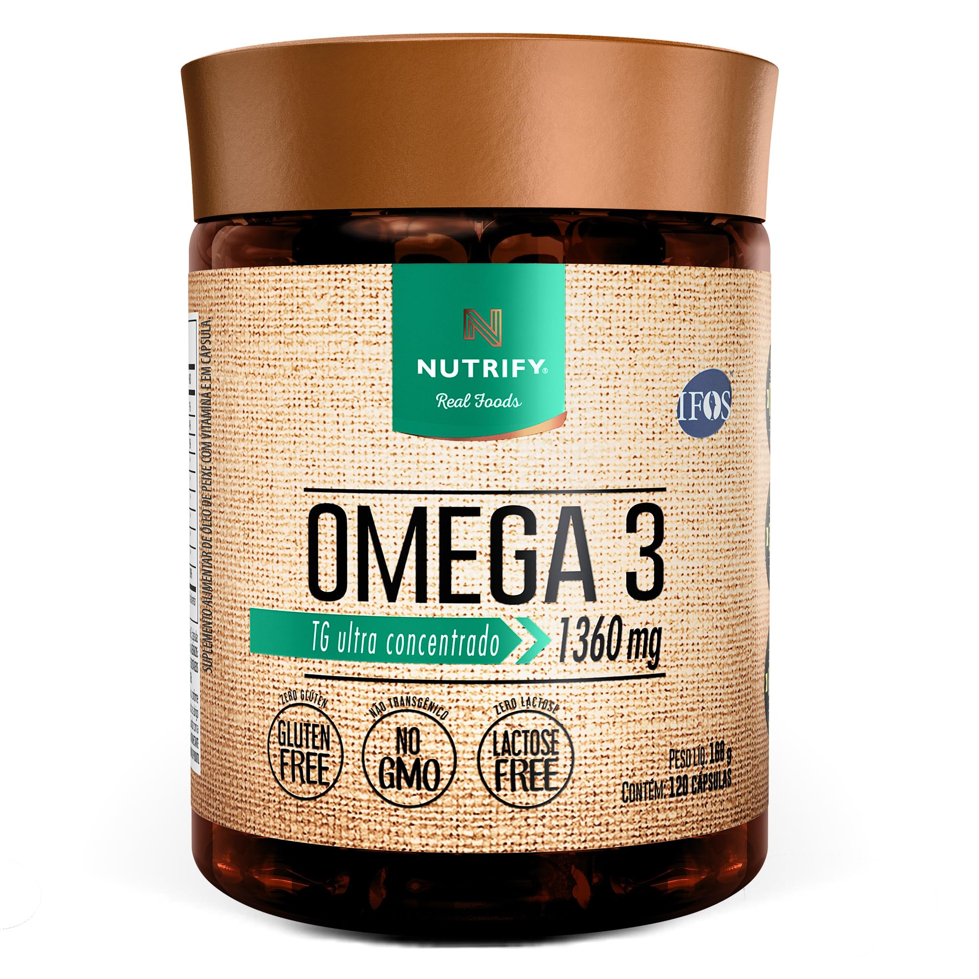 Ômega 3 Nutrify com 120 Cápsulas