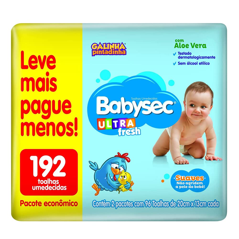 Toalha Umedecida Babysec Ultrafresh