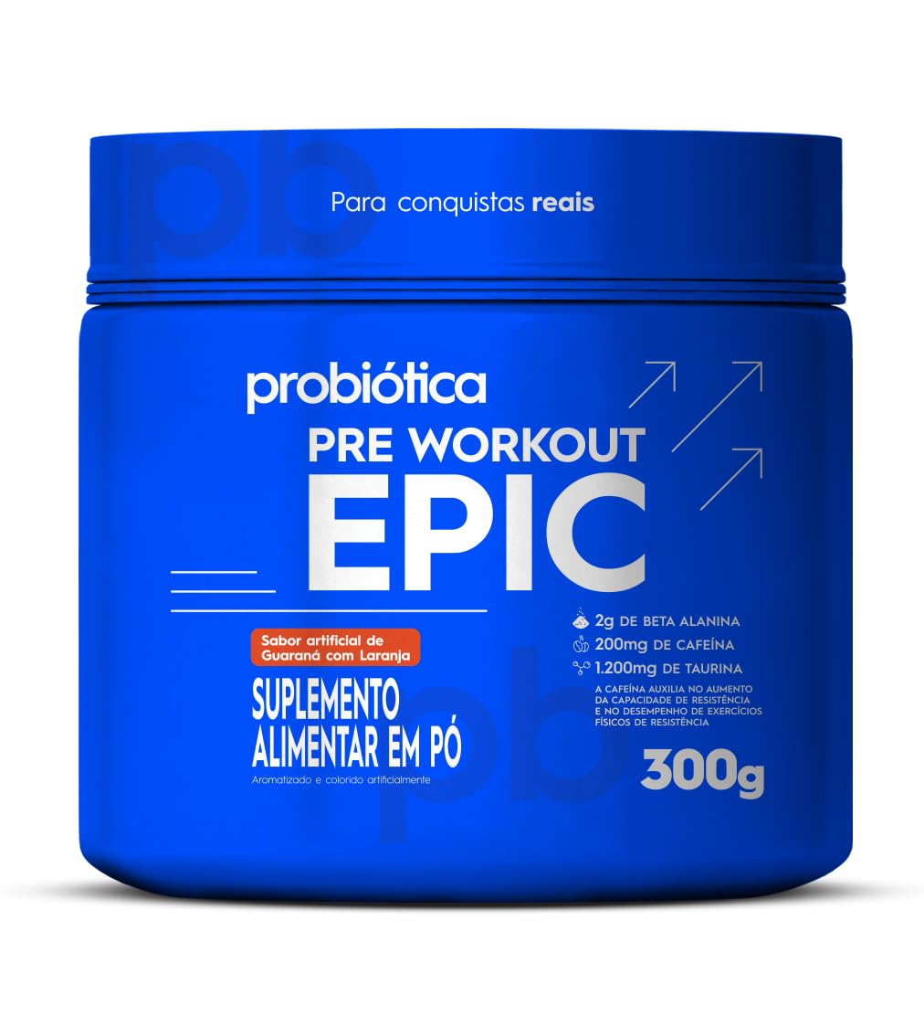 Pré-Treino Epic Probiótica 300 g