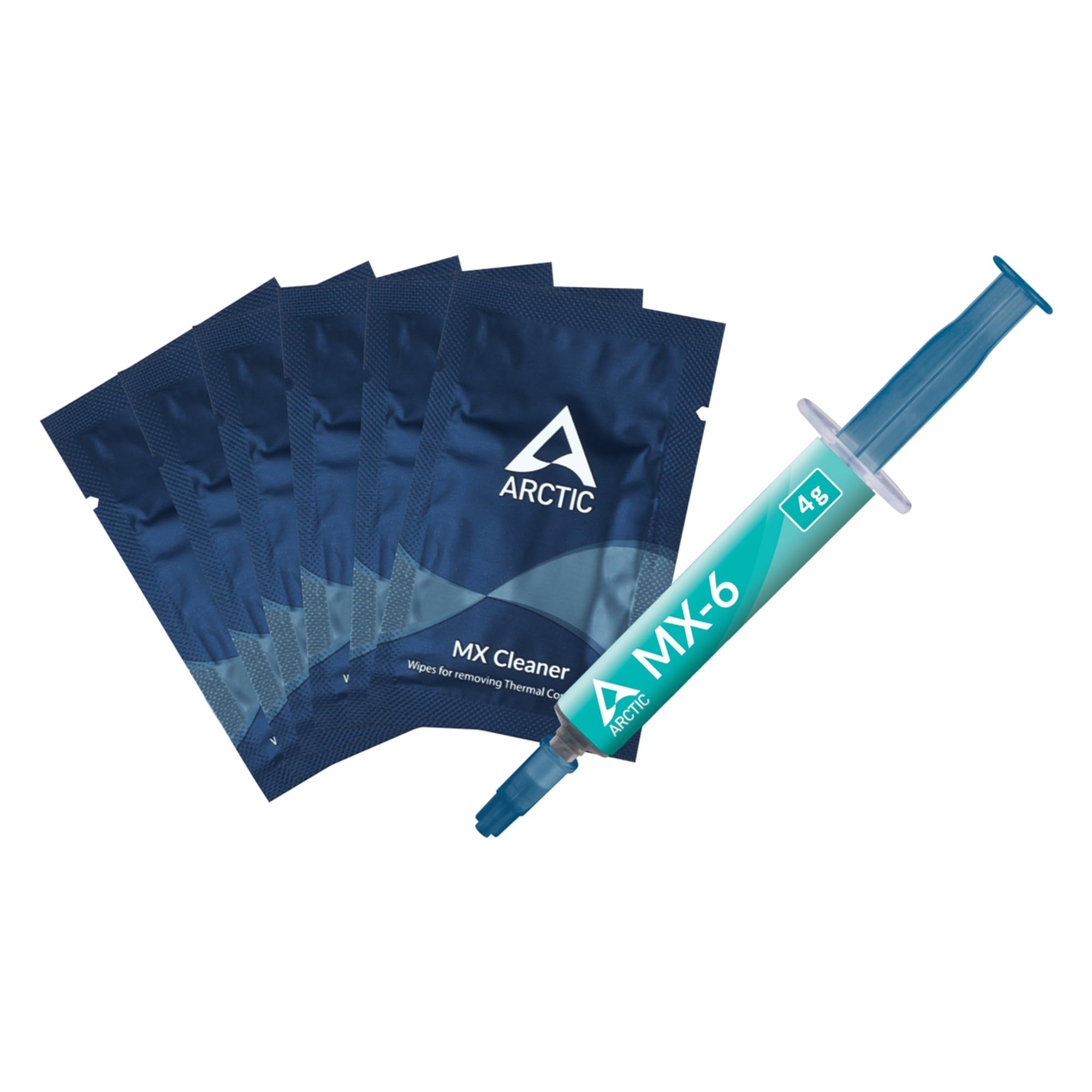 ARCTIC MX-6 (4g + 6 MX Cleaners) - Pasta térmica de desempenho máximo
