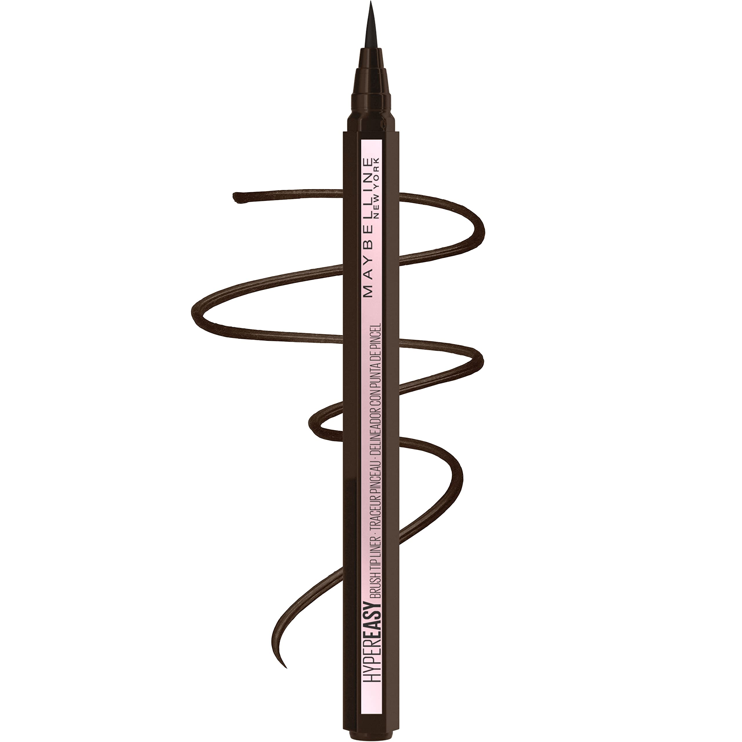 Maybelline Hyper Easy Liquid Pen No-Skip Waterproof Eyeliner, Pitch Brown