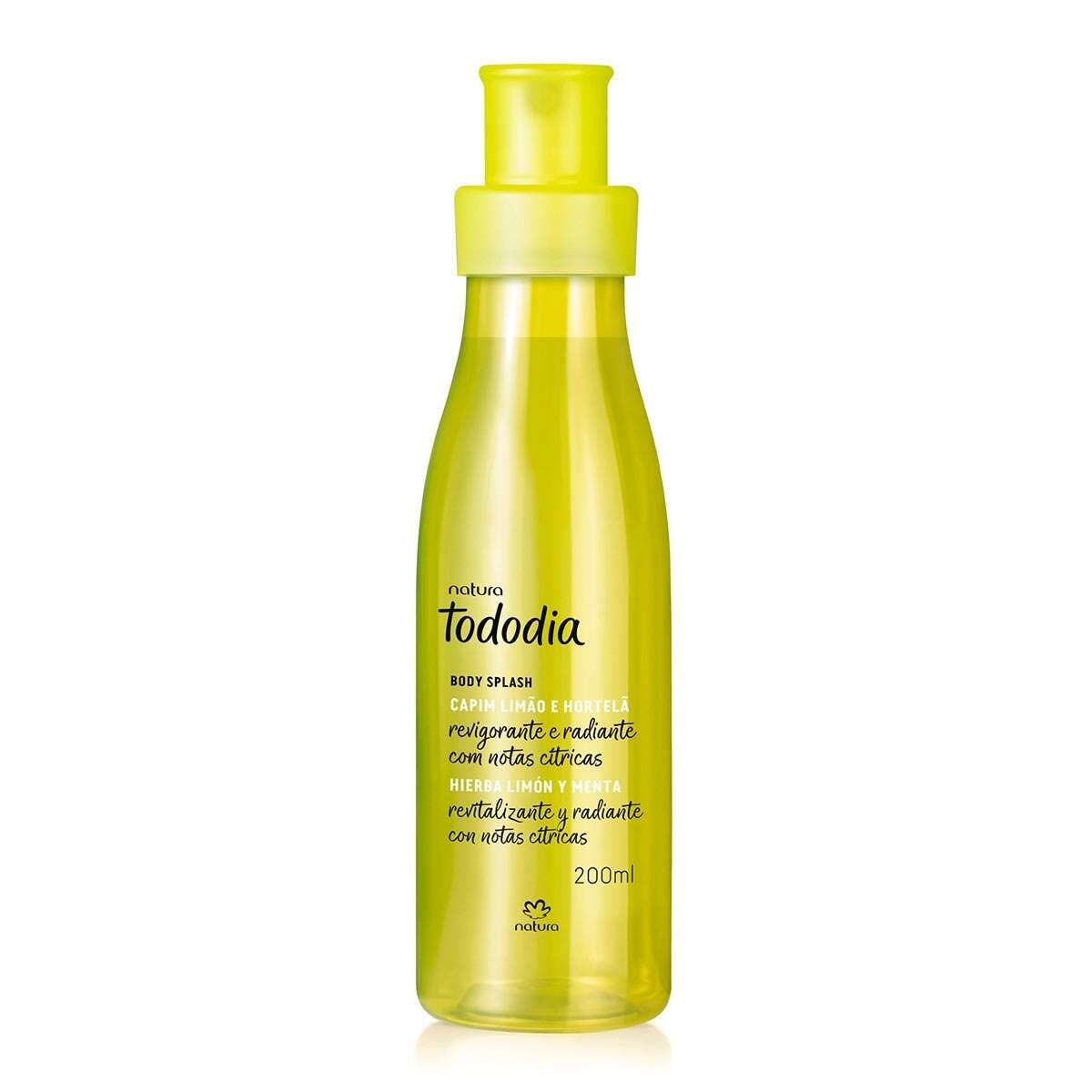 Natura Tododia Body Splash Capim Limão e Hortelã 200ml