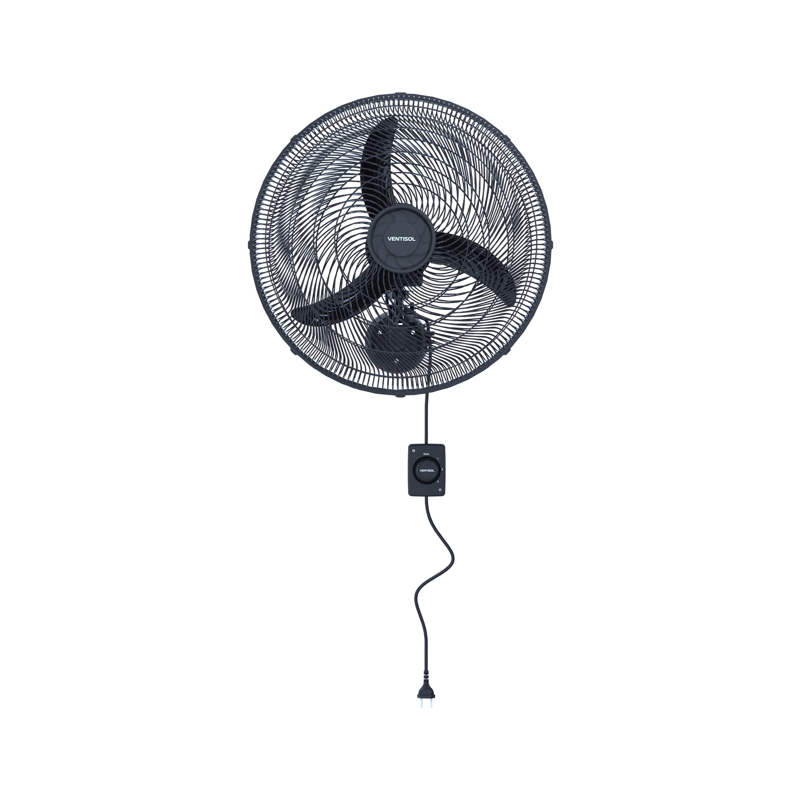 Ventilador de Parede New 50cm Preto 127V Preto Ventisol