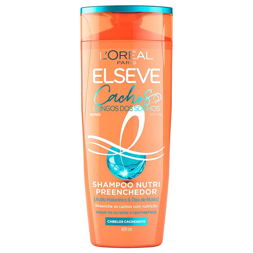 L'Oréal Paris Elseve Cachos dos Sonhos Shampoo Nutri Preenchedor, 400ml
