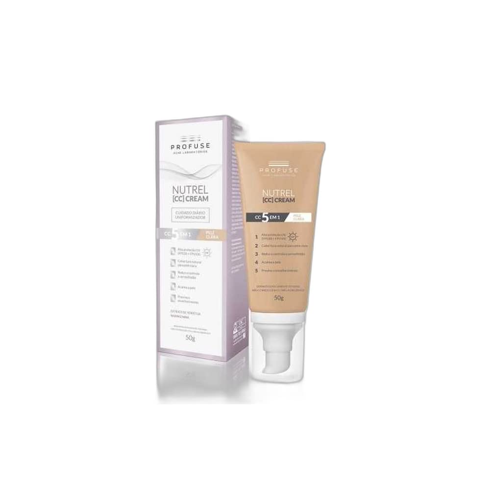 Creme Facial Profuse Nutrel CC Cream 5 em 1 com 50g