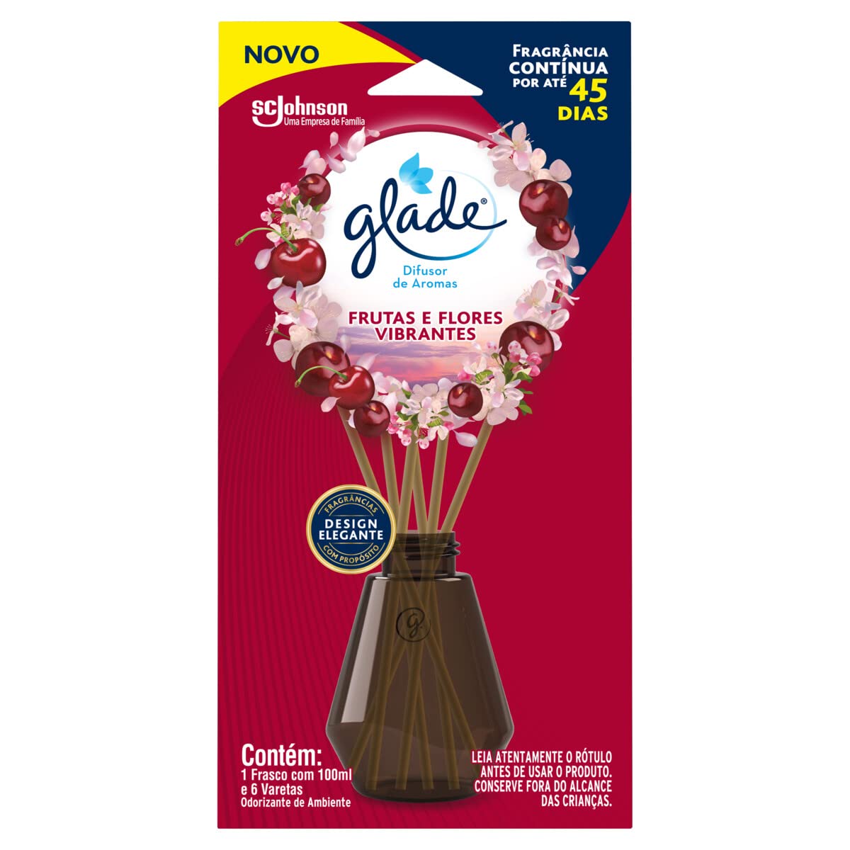 Glade Aromatizador de Ambiente Frutas e Flores 100ml