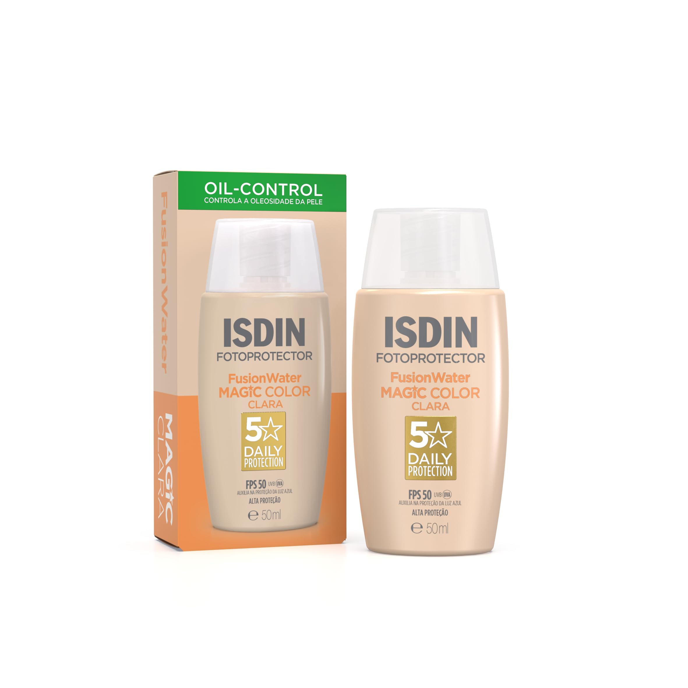 ISDIN Fusion Water 5 Stars Color Média FPS 50