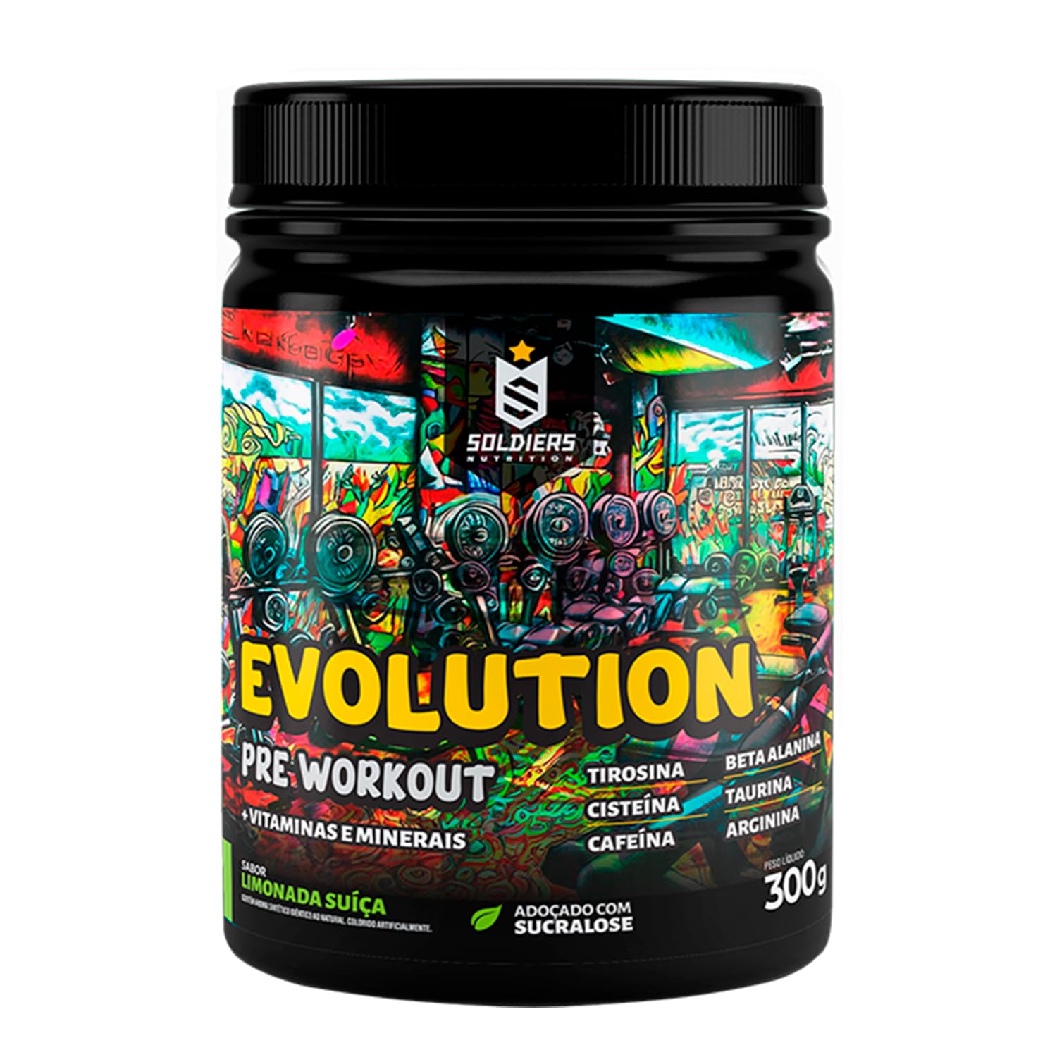 Pré-Treino Evolution Soldiers Nutrition 300 g