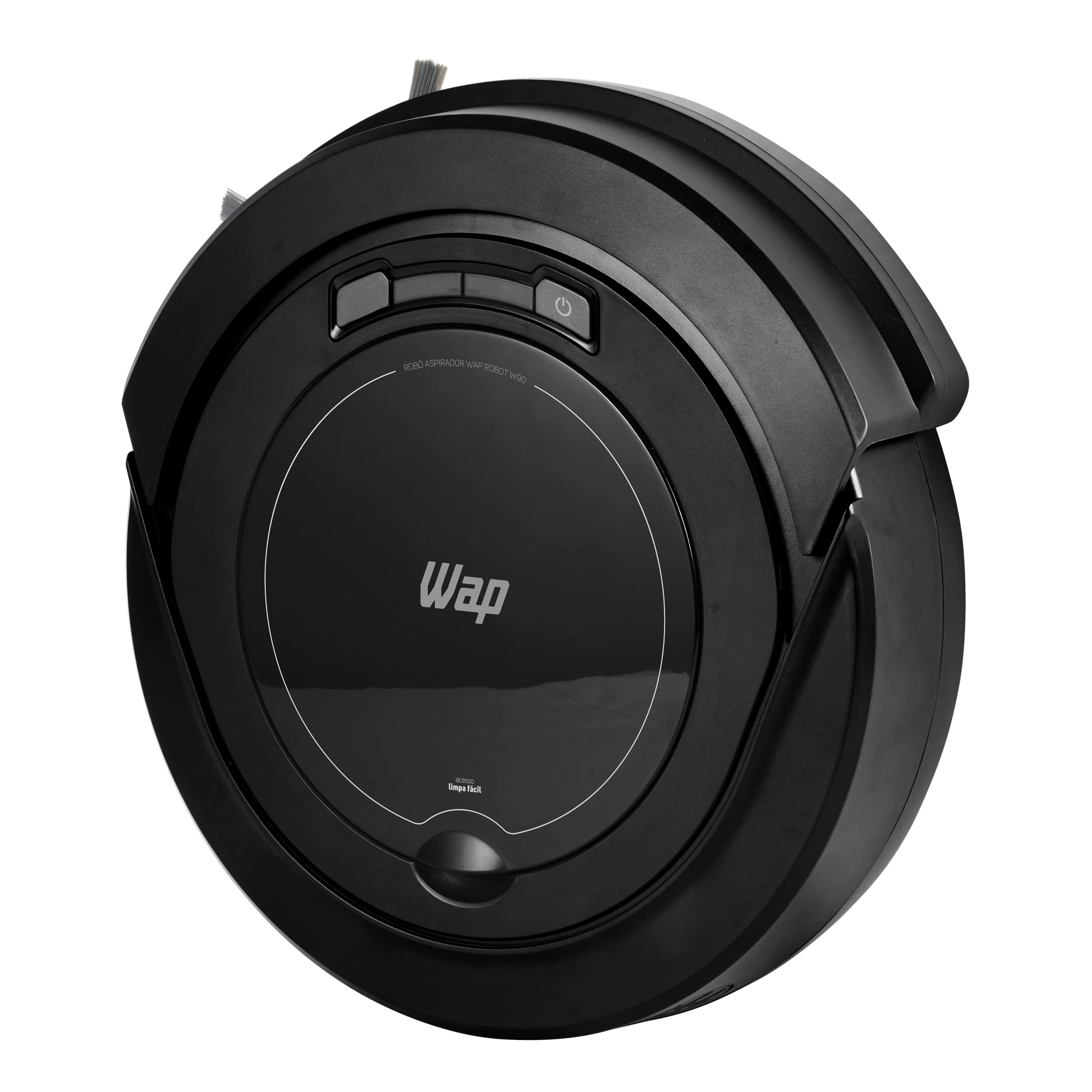 WAP Aspirador de Pó Robô ROBOT W90 3 em 1, Automático, 250ml, Sistema Antiqueda e Rodas Emborrachadas, 30W 3,6VDC Bivolt