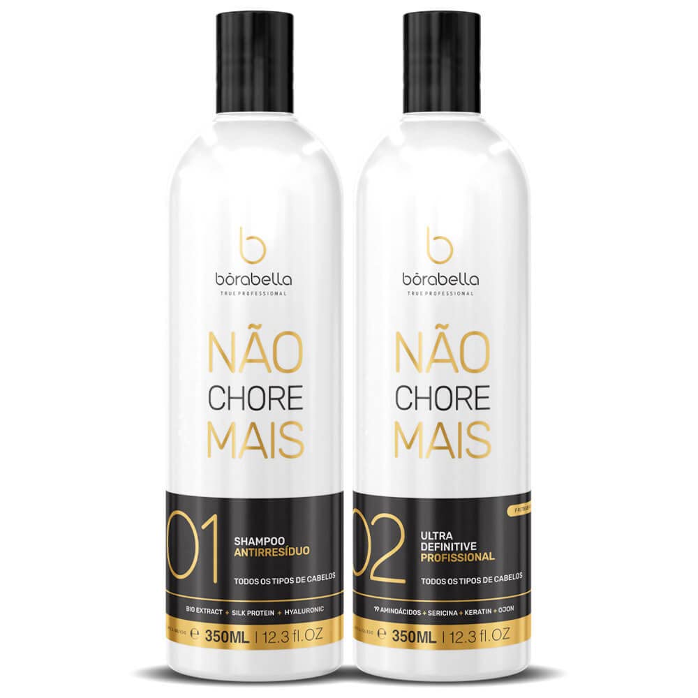 Kit Progressiva Não Chore Mais 350ml Borabella