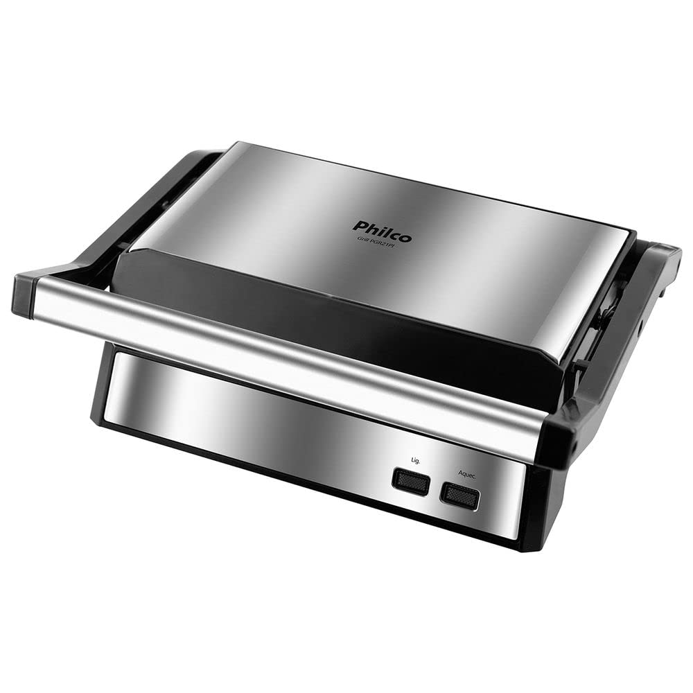Philco Grill e Sanduicheira 2 em 1 Inox PGR21PI 220V