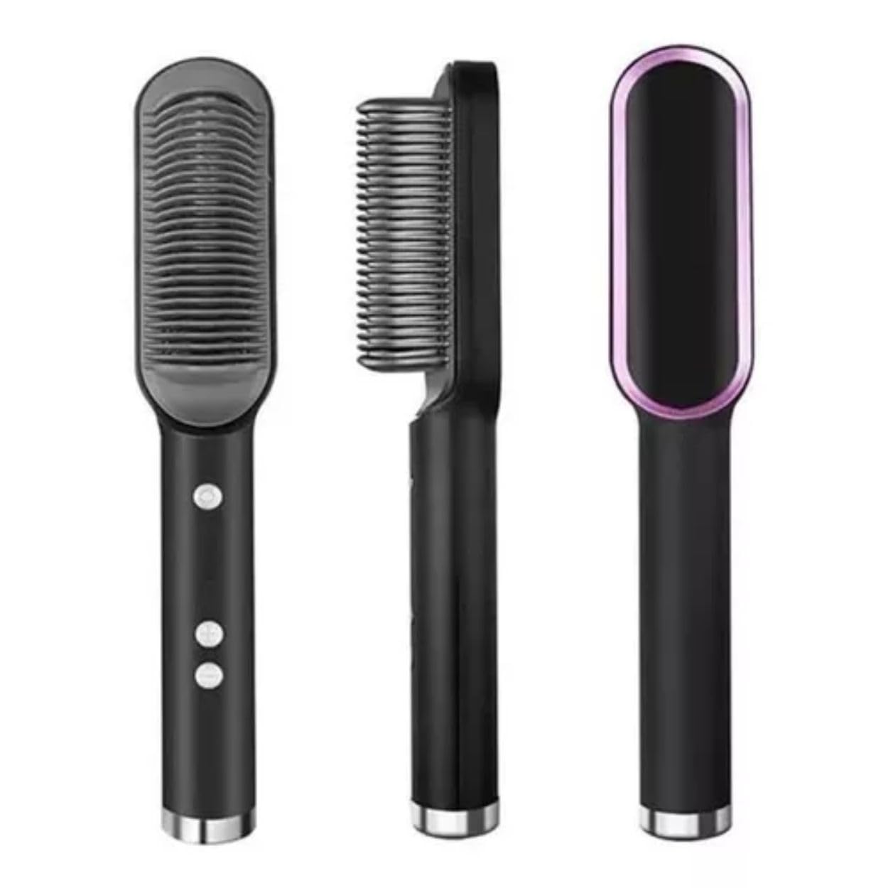 Escova Alisadora De Cabelo 3 Em 1 Profissional Cerâmico JOJOSEE