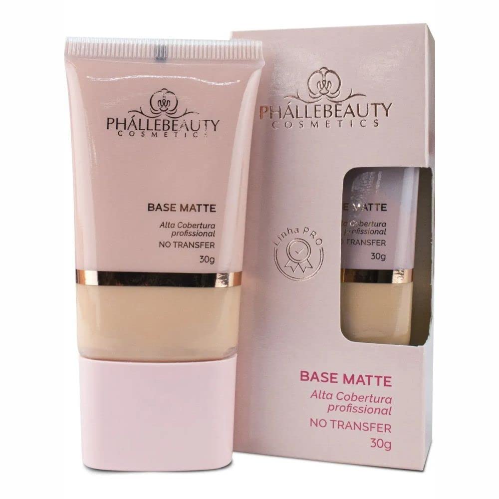 Phallebeauty Base Matte Alta Cobertura Cor 3 30G