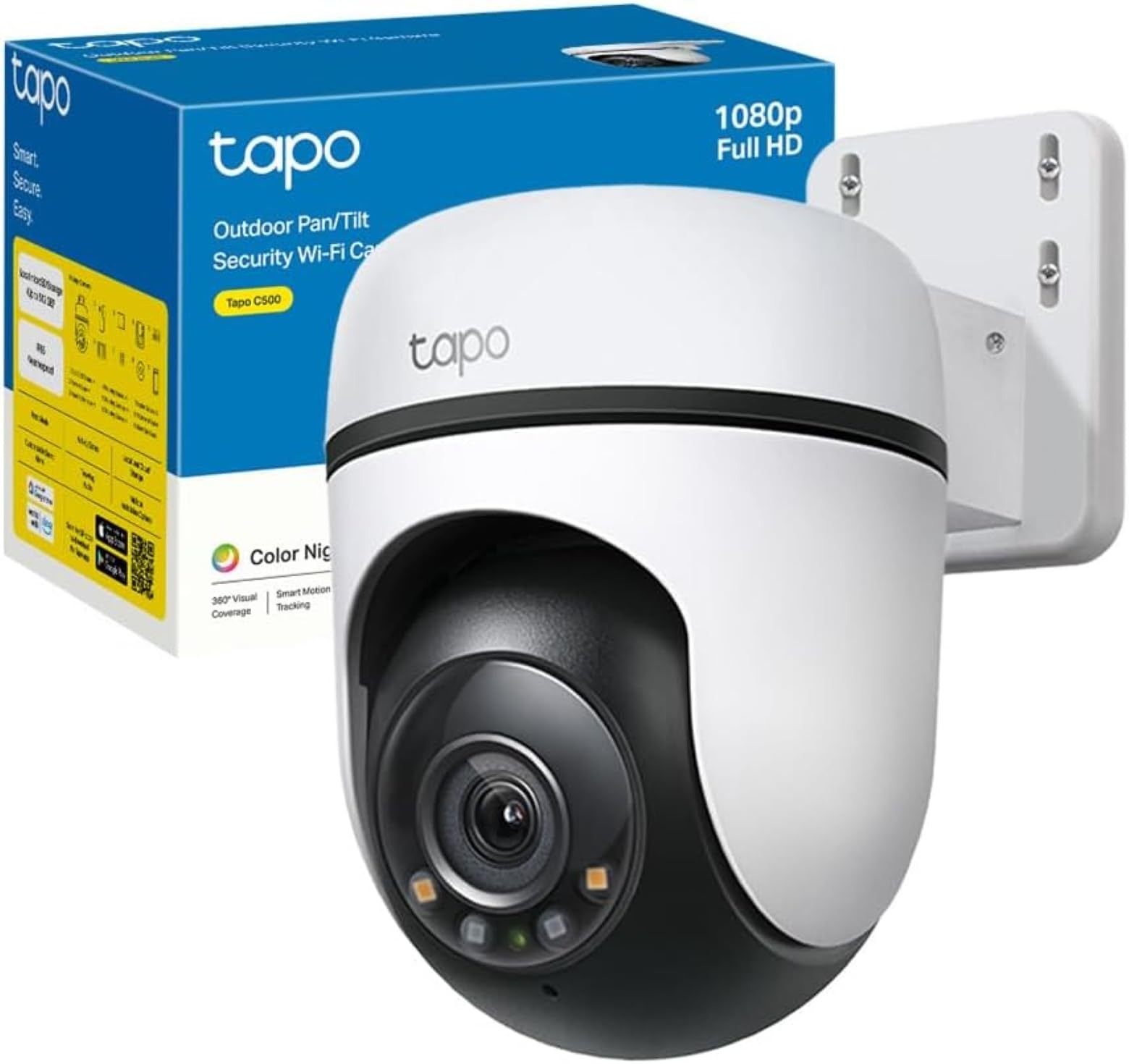 Câmera de Segurança Wi-Fi Externa TP-Link Tapo C500
