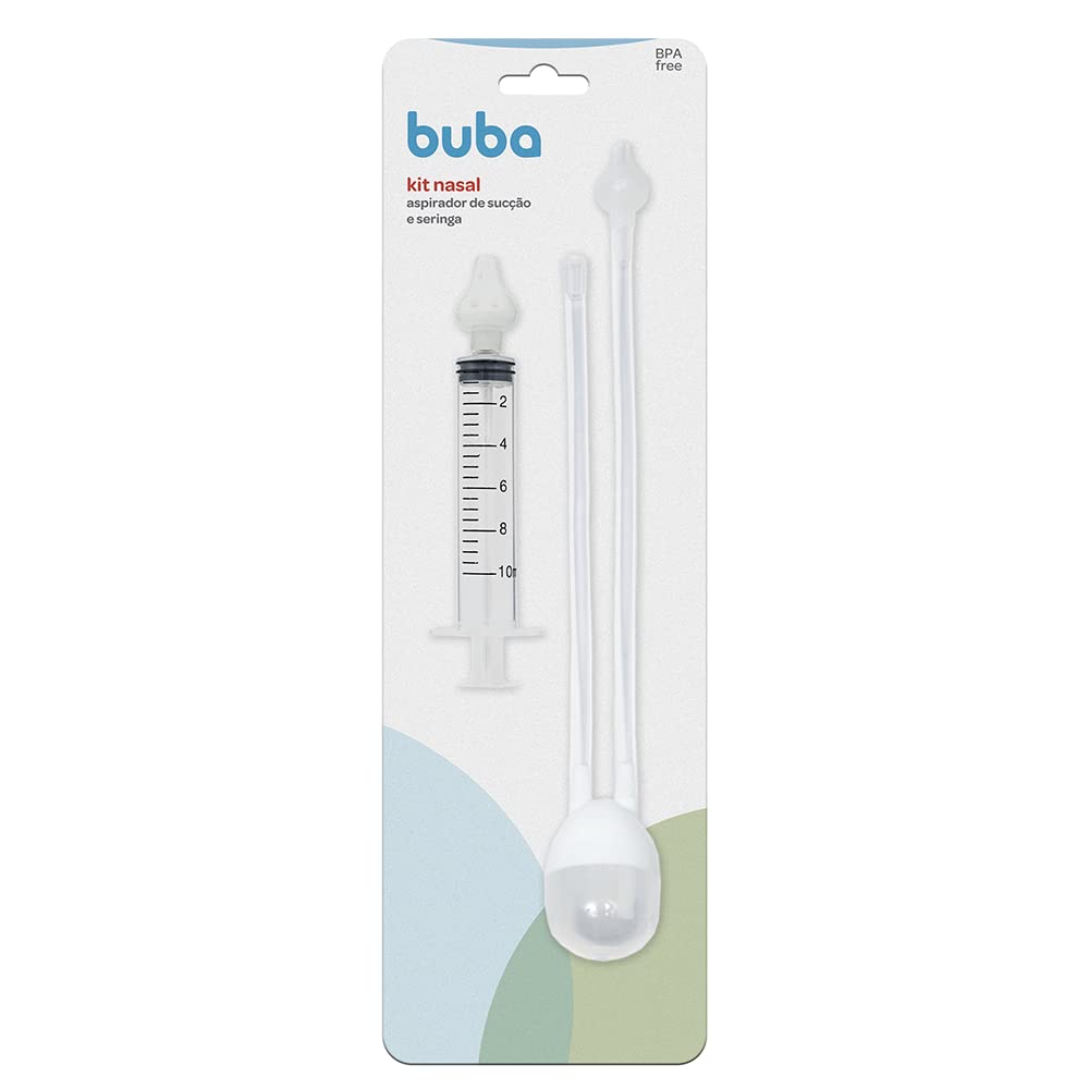 Buba Aspirador Nasal de Sucção e Seringa