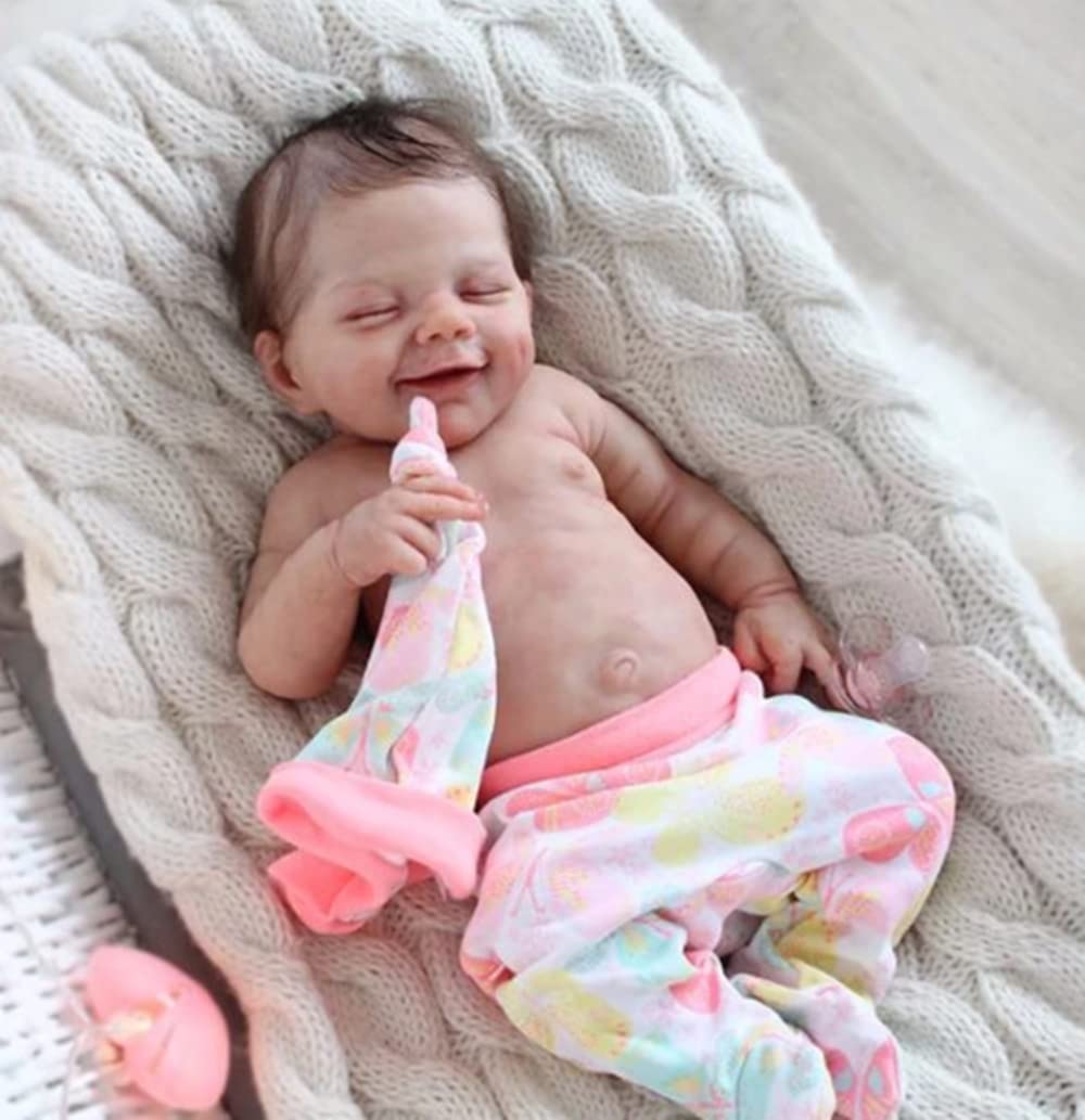 KEGUOF bebê reborn menina, boneca bebê reborn silicone realista