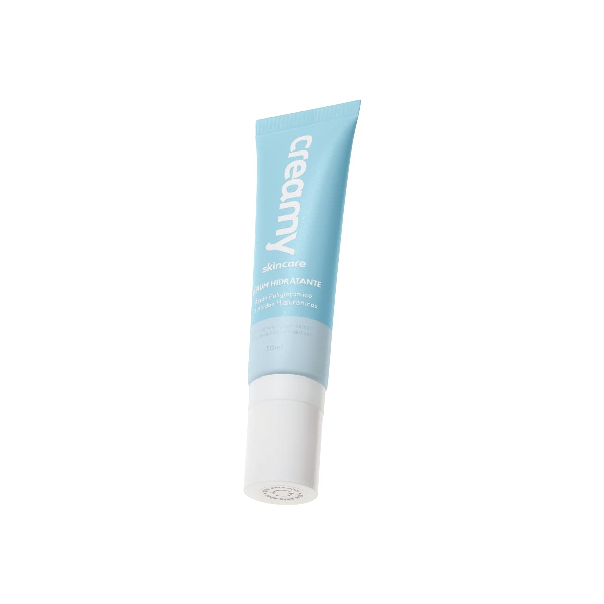 Creamy Skincare Sérum Hidratante 30ml | Textura Leve, Oil-Free, Hidratação Profunda, Rápida Absorção | Uso Diurno e Noturno, Todos os Tipos de Pele, inclusive Oleosas