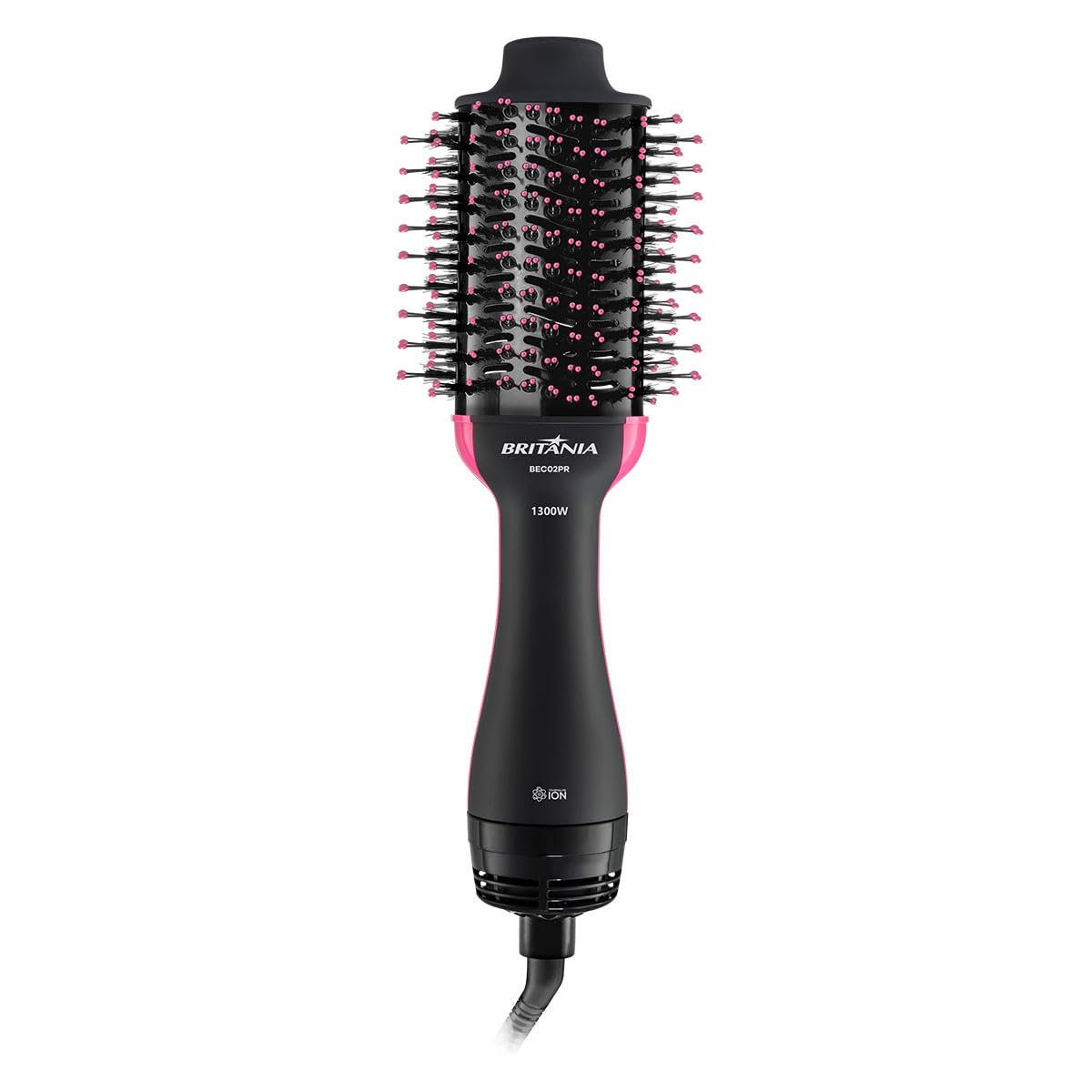 Britânia Escova Secadora BEC02PR Bivolt 4 em 1 1300W