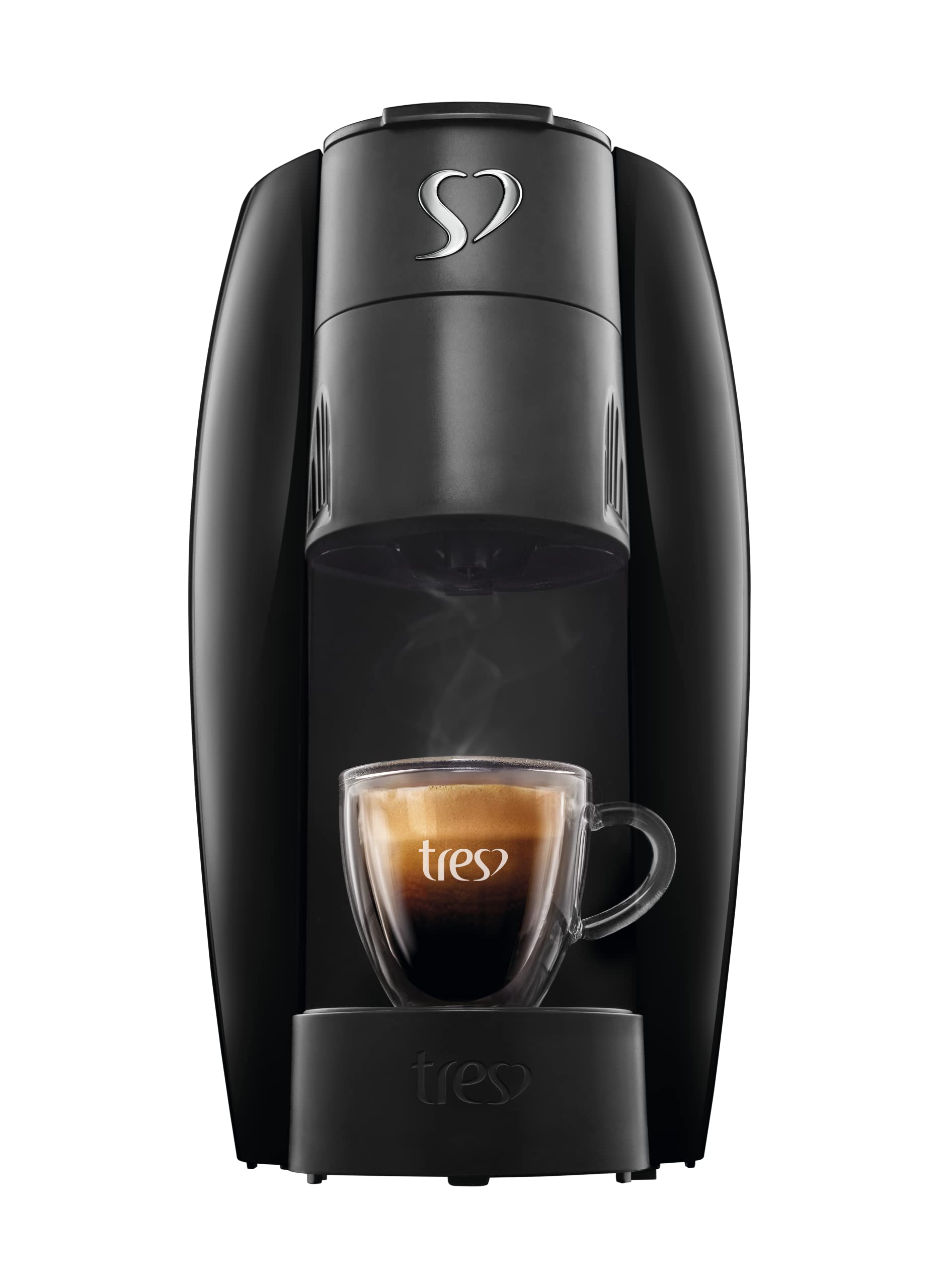 3 Corações TRES Cafeteira Espresso e Multibebida LOV Preta 127V