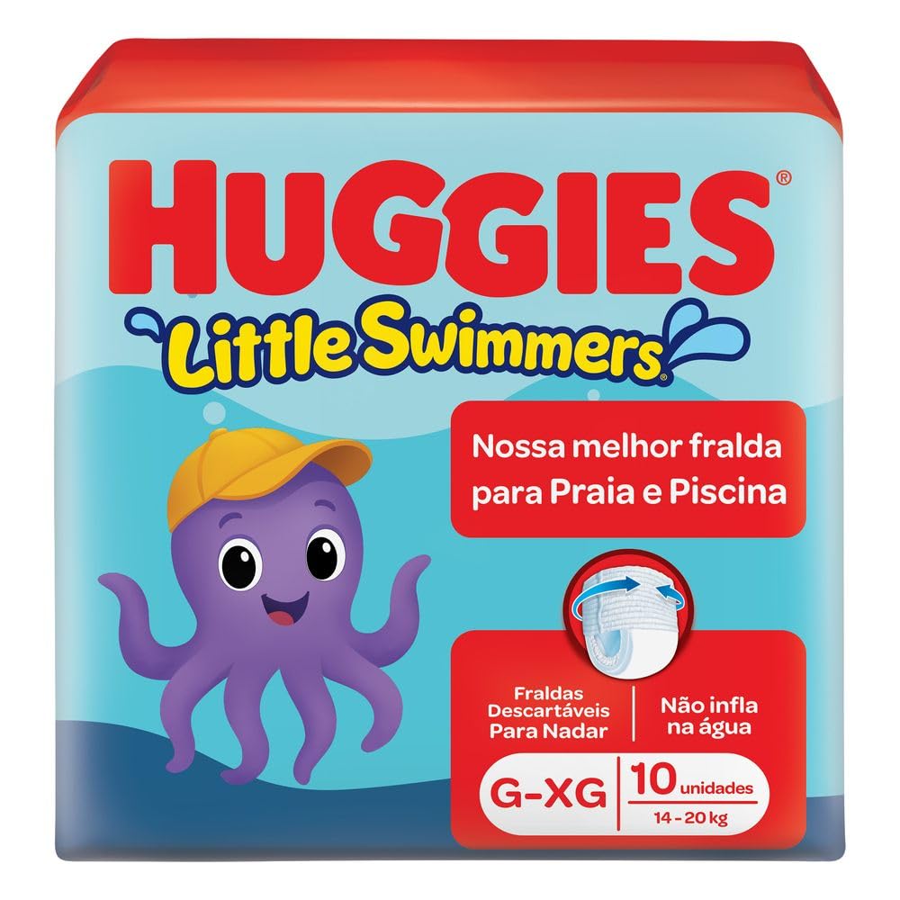 Fralda Huggies Piscina Little Swimmers