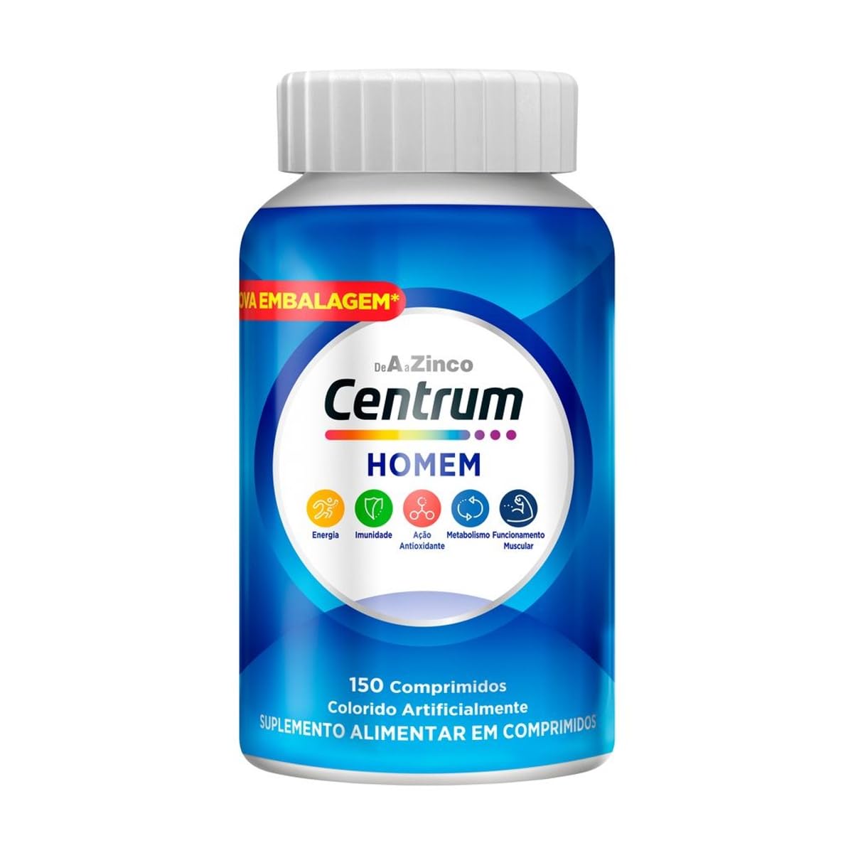 Multivitamínico Centrum Homem com 150 Comprimidos