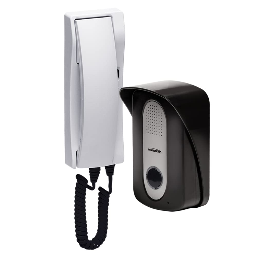 Porteiro Eletrônico Interfone Residencial Inviolável Protection PT-270 Branco e Cinza