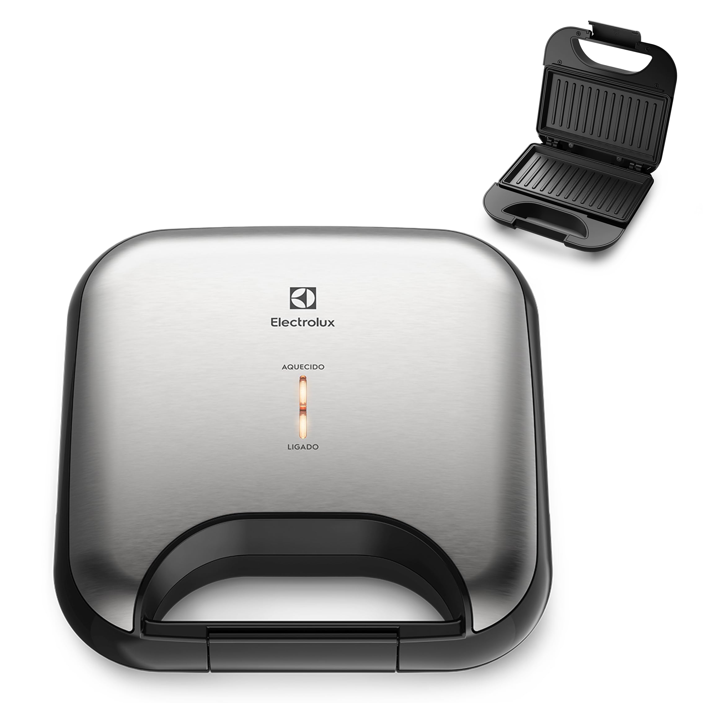 Electrolux Sanduicheira Grill ESG20 Inox Antiaderente 220V