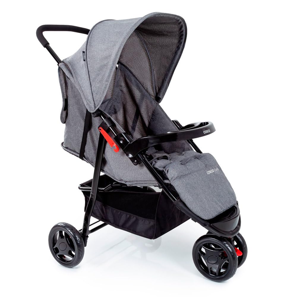 Cosco Kids, Carrinho de Bebê Toffy, Cinza Mescla