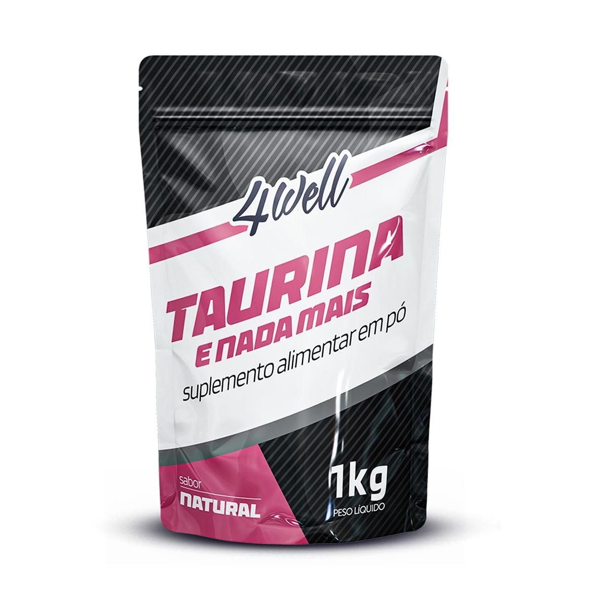 Taurina em Pó Pura 4Well 1 kg