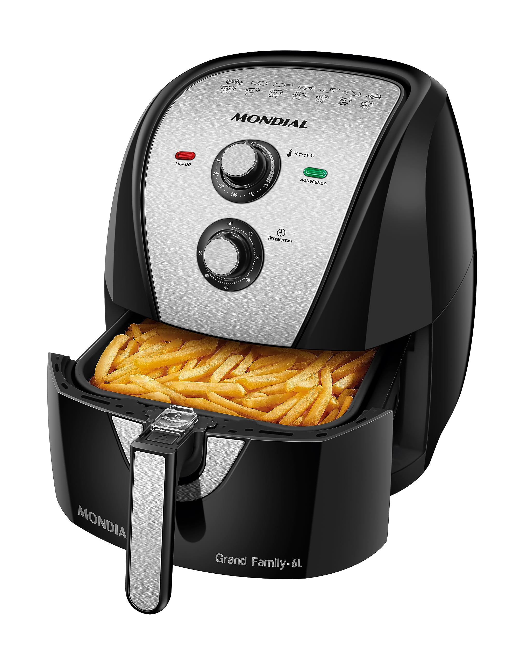 Fritadeira Sem Óleo Air Fryer Mondial AFN-60-BI 6L