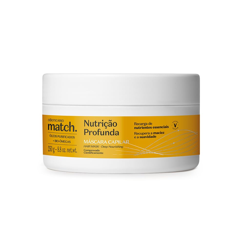 O Boticário Match Máscara Capilar Nutrição Profunda 250g