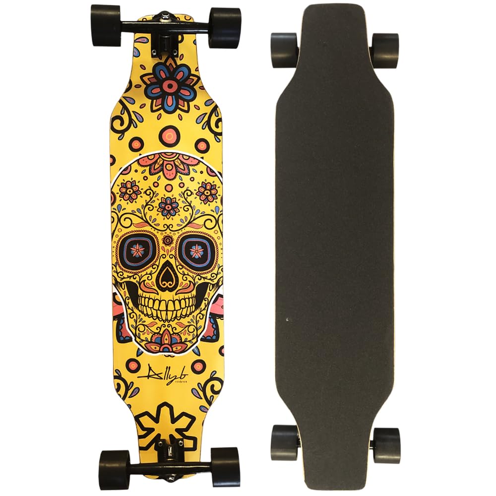 Skate Longboard Allyb Skull