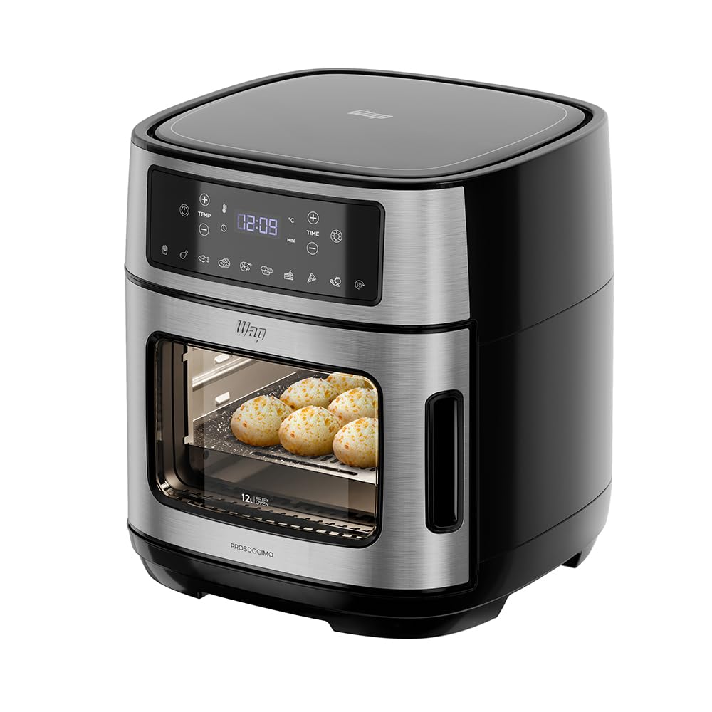 WAP Fritadeira Elétrica Air Fryer OVEN DIGITAL 12 Litros, Revestimento Antiaderente, 10 Funções, 1800W 127V