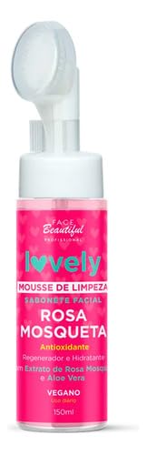 Face Beautiful Espuma de Limpeza Facial Rosa Mosqueta 150ml