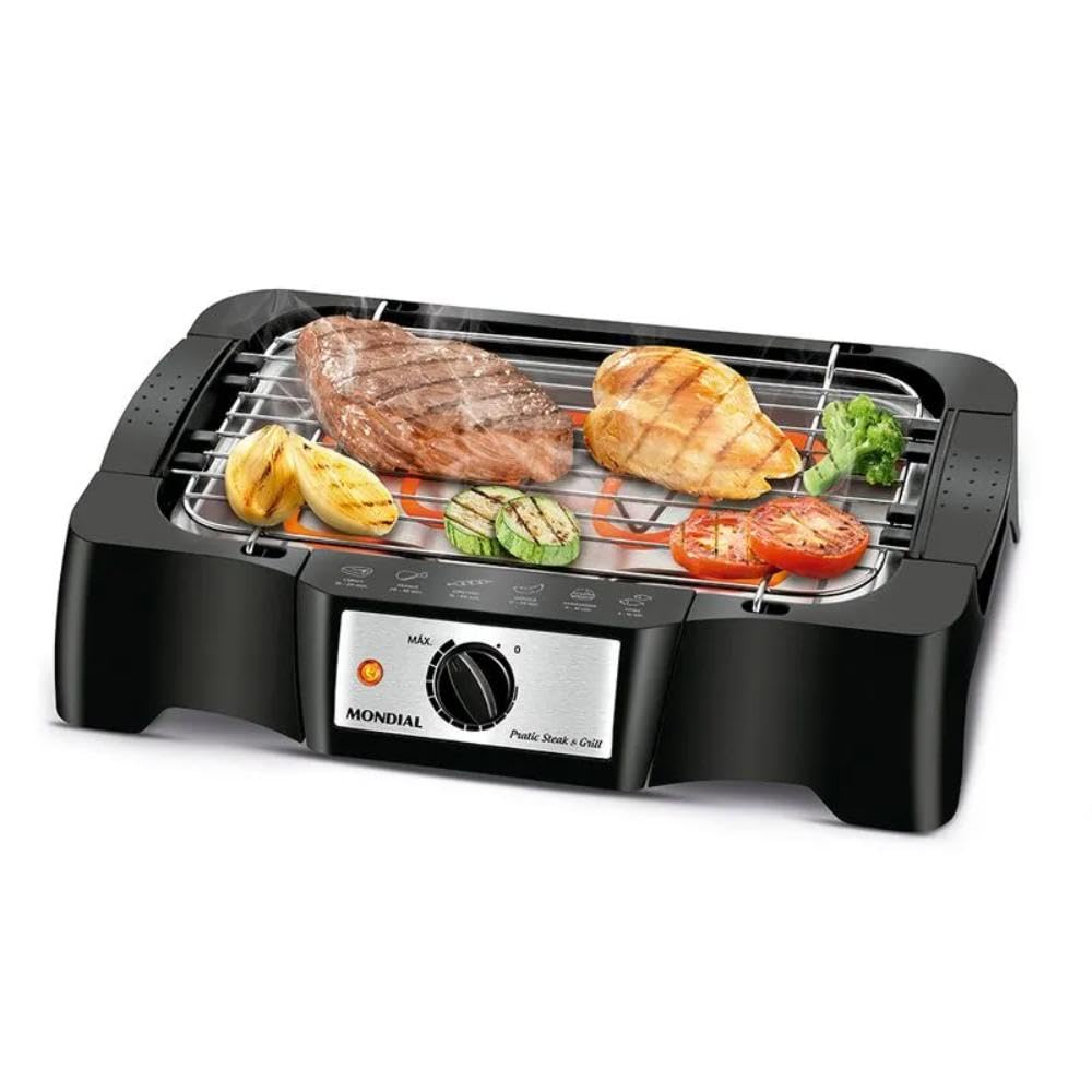 Churrasqueira Elétrica Mondial Pratic Steak e Grill CH-07 127V