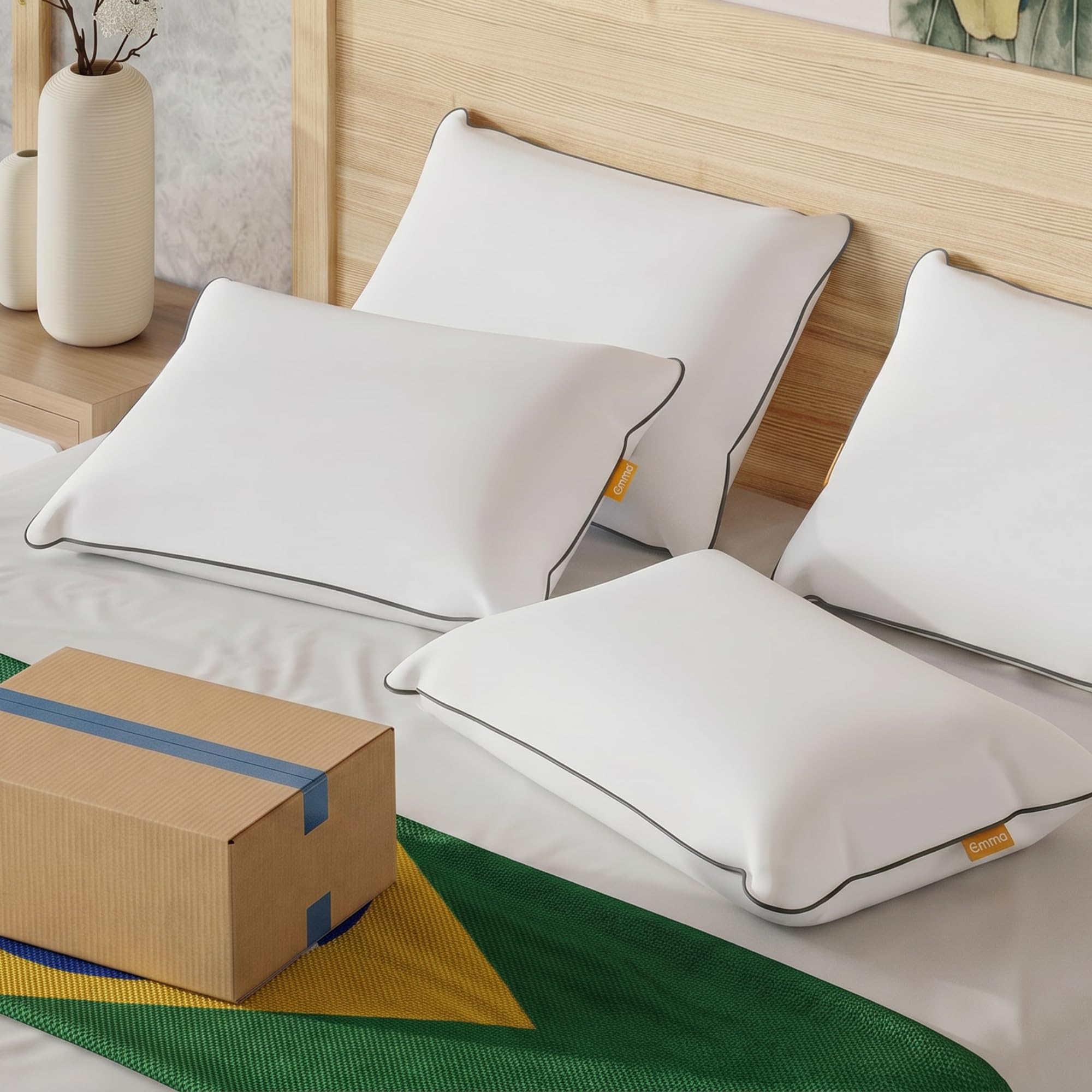 Travesseiro Emma Ultracomfort: Máximo conforto e relaxamento (50x70cm)