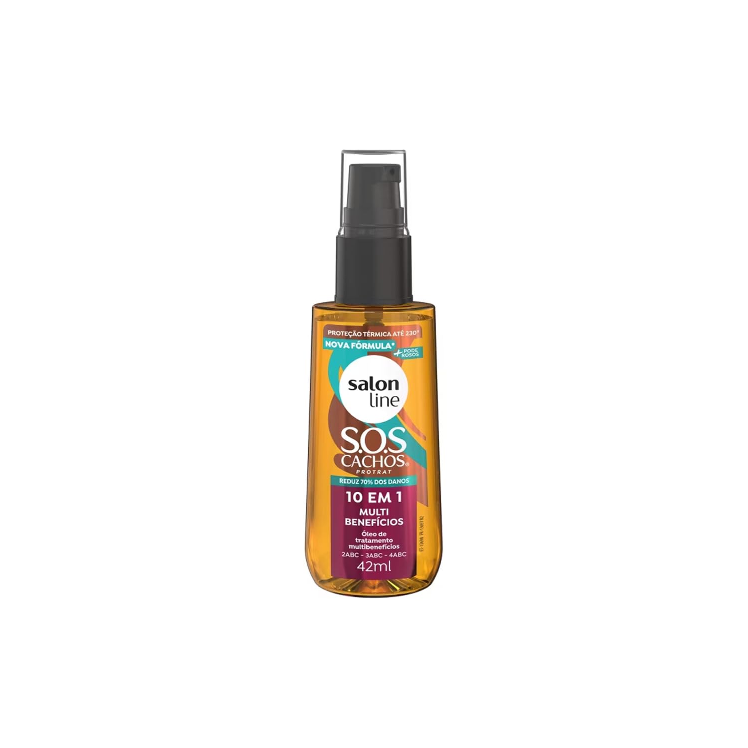Salon Line Óleo 10 em 1 Multibenefícios SOS Cachos Vegano 42ml