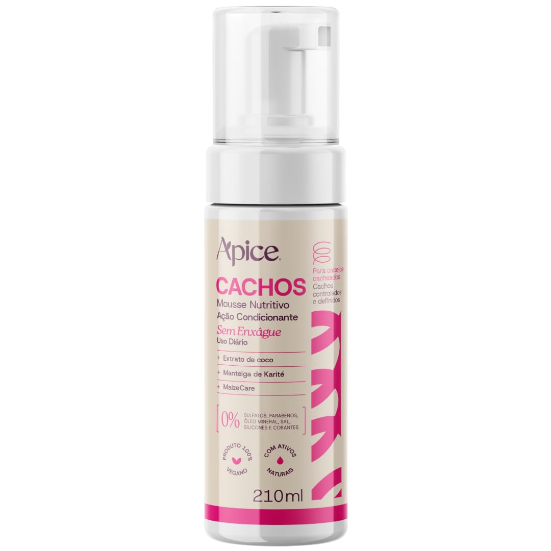 Ápice Mousse Nutritivo Cachos com Proteção Térmica 210ml