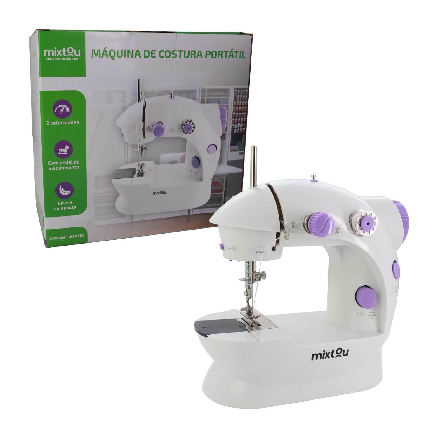 Mini Máquina de Costura Reta Countertech FH-SM202