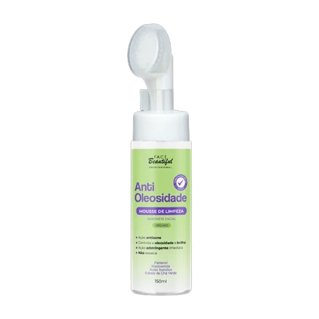 Face Beautiful Espuma de Limpeza Facial Antioleosidade 150ml