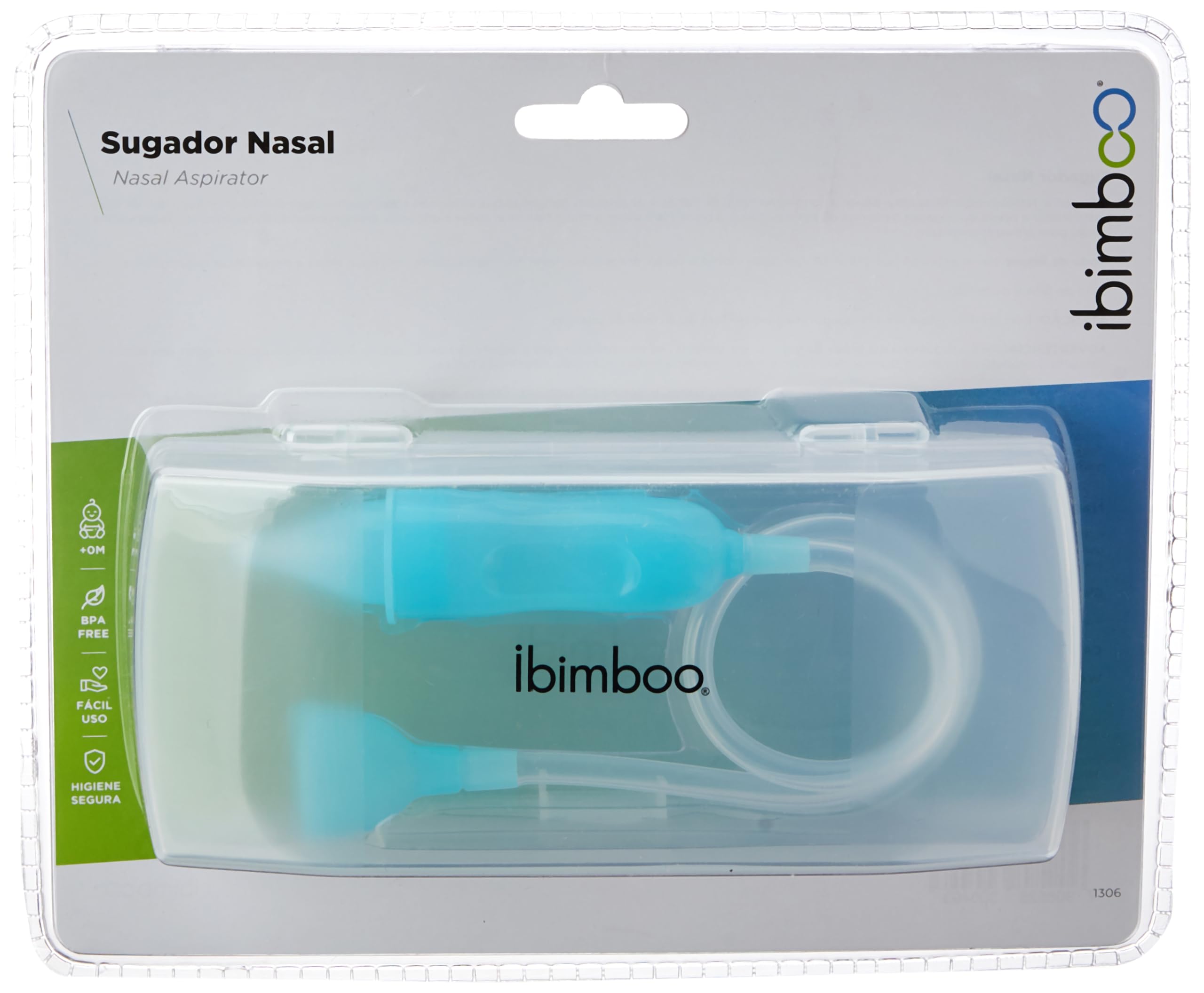 Ibimboo Aspirador Sugador Nasal Para Bebê com Bocal Livre de BPA