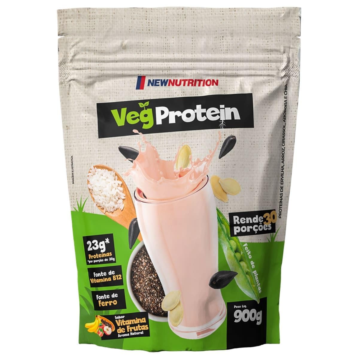 Proteína Vegana Veg Protein 900 g NewNutrition