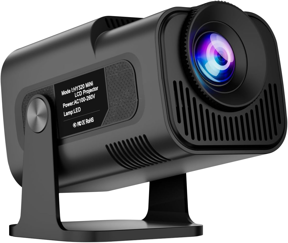 Salange Projetor HY320 Full HD 1080p com Suporte a 4K