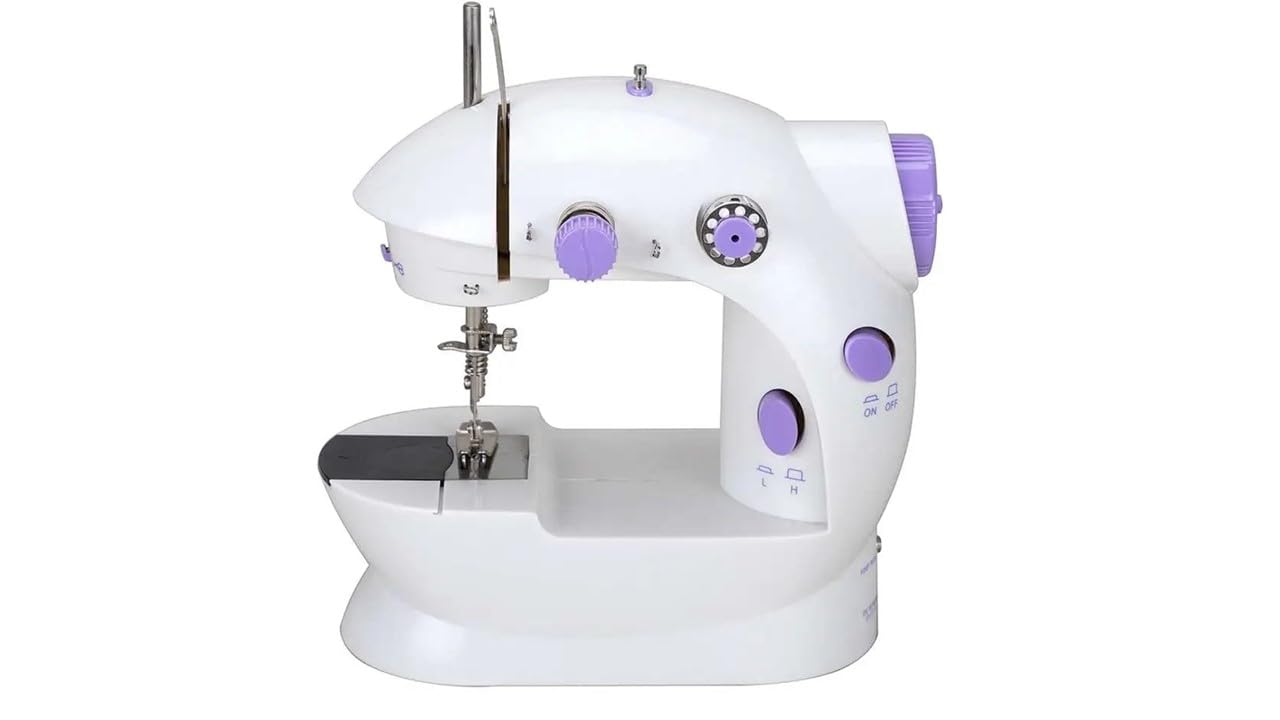 Mini Máquina de Costura Reta Portátil Elétrica