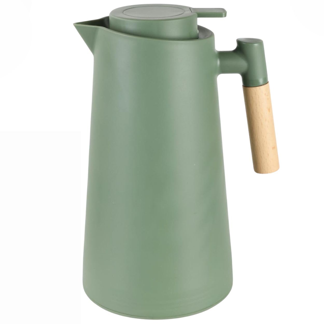 Garrafa Térmica para Café Chá 1L Fosca Cabo de Madeira