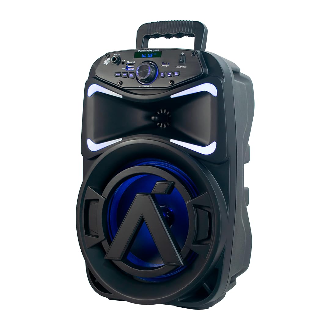 Caixa de Som Amplificada Bluetooth 8 Polegadas 250W Aquário