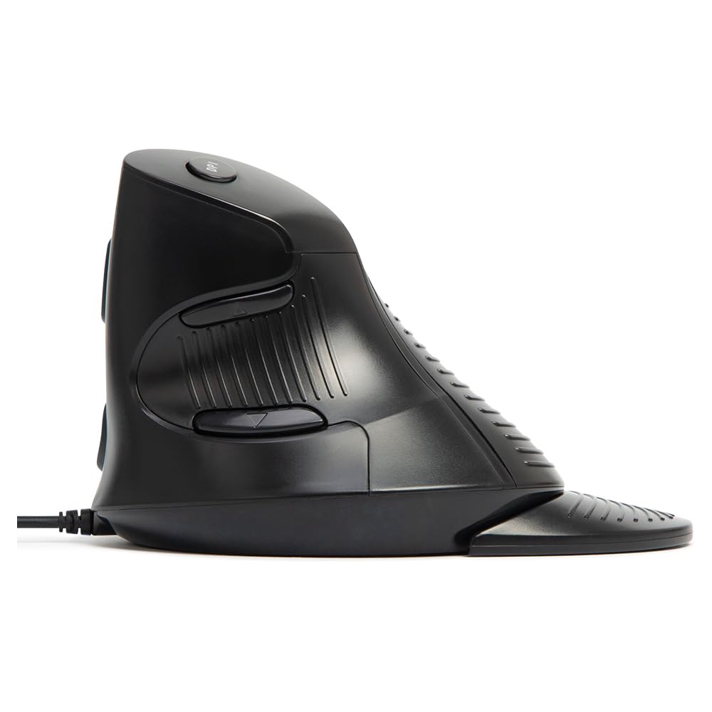DeLUX Mouse Ergonômico Vertical com Fio, 6 Botões Programáveis, 4200 DPI M618XU