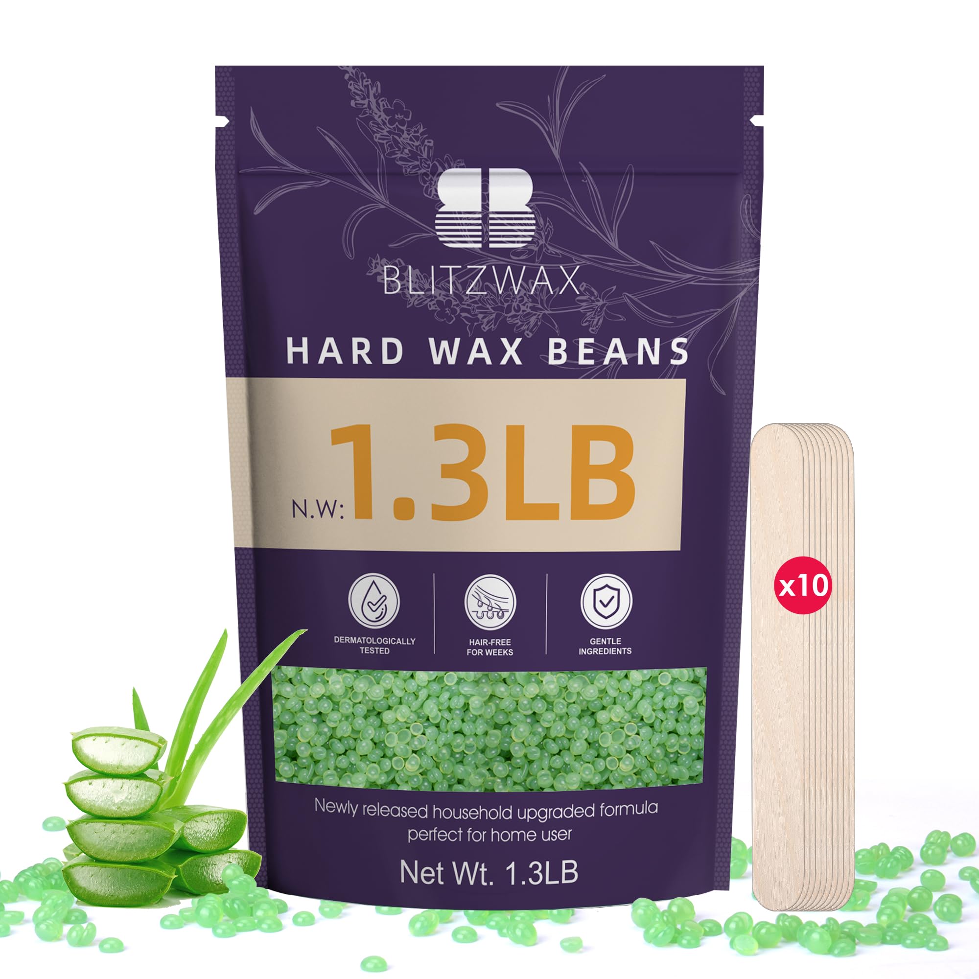 BLITZWAX Contas de Cera Depilatória 600g